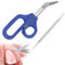 Long Handled Toenail Scissors and Clippers, Nail Scissors with Ingrown Toenail File, Toenail File Kit Ergonomic Cuticle Scissor Toenail File Stainless Steel Elderly Nail Clipper for Thick Nails