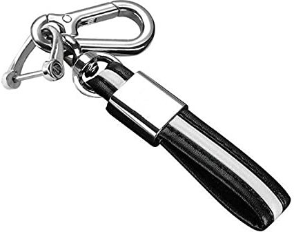 YJADHU Porte-clés de Voiture, Ajustement pour Volkswagen VW Polo Golf 7 MK7 Tiguan Passat Koda Octavia Kodiaq Karoq Seat Ateca Leon, Argent, Porte-clés