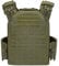TWINFALCONS Airsoft Plattenträger Taktische Plate Carrier,Gute Qualität Airsoft Weste aus 1000D Nylon Molle Leichter Schutzweste Schnelllösesystem für Paintball(Grün)