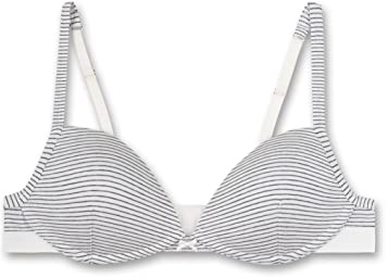 Sanetta Mädchen Soft-Cup Bra Off-White Ringel | Weich, elastisch & anschmiegsam. | Mädchen Bustier