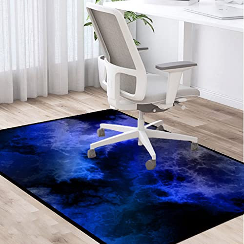 PLMM Bürostuhlunterlage Bodenschutzmatte Bürostuhl Teppichschoner Gaming Fußboden-Matte rutschhemmend Bodenschutz für Parkett,Laminat,Hartböden und Teppichboden 120x140cm