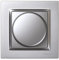 SIMON - Regulador Luz LED, Interruptor para Regular la Intensidad de Luz, Táctil, Serie Simon 10, Fácil de Instalar, Incluye Marco, Tapa y Mecanismo, Apto para Interiores, Color Aluminio