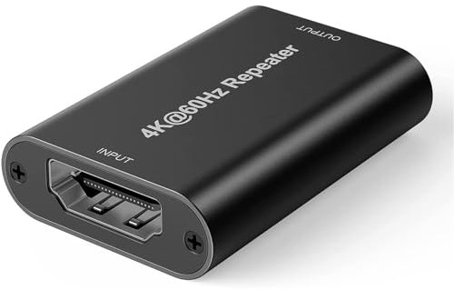 JCHICI HDMI Repeater 2.0, 4K@60hz HDMI Booster, HDM1 Signal Amplifier Booster Up to 164ft (50M),YUV 4:4:4