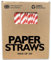 Pajitas de papel biodegradables, paquete de 250 pajitas desechables rojas y blancas para suministros de fiesta, cumpleaños, bodas y Navidad, pajitas reciclables para jugo, café y bebidas frías, 6 mm x