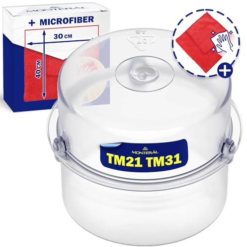 MONTERAL Misurino per Vorwerk Bimby TM21 TM31 - Kit Comprende Un Panno Microfibra - Garanzia di 10 Anni