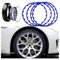 Schutzzierring FüR Autoreifen für BM𝘞 E61 5 Series Touring 2003-2010,Langlebig, schön, schützt die Radnabe vor Kratzern, ist leicht zu reinigen und verhindert Rost (4 Stück)