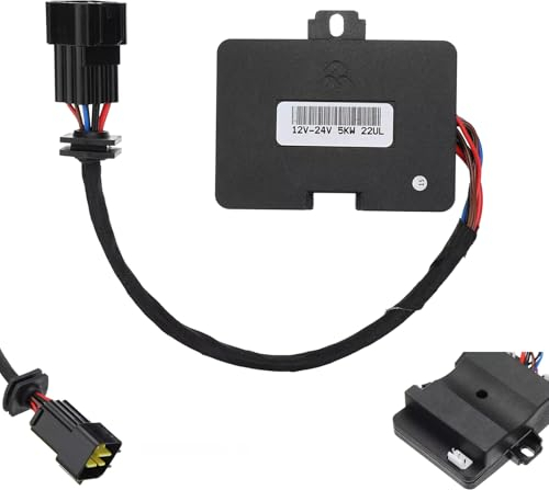 Inscrip 5KW Standheizung Steuerung Hauptplatine, Hauptplatine der 5kW Standheizung Steuerung, Nur Anwendbar auf 12V 24V Universalspannungsmodelle, Schwarz