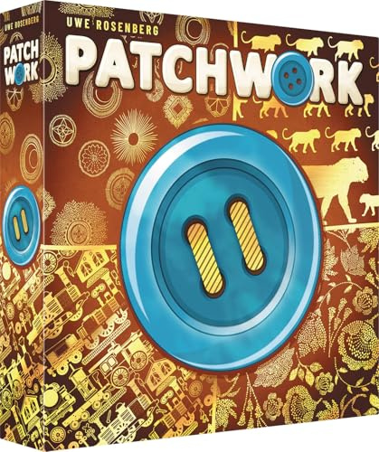 Asmodee - Patchwork – Sammlerausgabe zum 10. Geburtstag – Gesellschaftsspiel für Kinder ab 8 Jahren – Platzierungspuzzle und schnelle Strategie – 30 Minuten für 2 Spieler – auf Französisch – Lookout