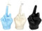 Mittelfingerkerze, lustige Mittelfinger-Duftkerze, Handgestenförmige Neuheit, Mittelfinger-Schreibtischstatuen, neuartige geformte Kerzen, Streichkerze, Geschenk, Heimdekoration