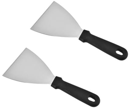 SHOWERORO 2stücke Edelstahl Grillschaufel Mit Backschaufel Funktion Zum Servieren Von Kuchen Torten Und Pizza Spülmaschinengeeignet Und Langlebig Für Küche