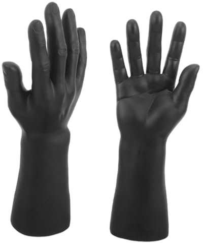 SOESFOUFU Schmuckhalter Schmuckhandhalter 2 Stück Handringhalter Für Männer Mannequin Fingerring Display Zur Schmuckpräsentation Ideal Für Ringe Schmuckaufbewahrung Und Präsentation