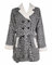 Vestaglia Donna Invernale in Pile Coral Corta Calda e Morbida cappuccio Zip Bottoni Taglie S-XXL (IT, Testo, M, Regular, Regular, ZIG ZAG 268)