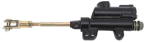 Ldafava Bomba de cilindro maestro de freno trasero Construión de metal duradero de alto rendimiento para Sunl Pitster SSR 110 125 140 Pit Bike (Negro)