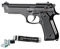 UMBRELLA ENTERPRISE Pistola a Salve - Replica Pistola Beretta 92 | Calibro 8 | 16 Colpi | Top Firing