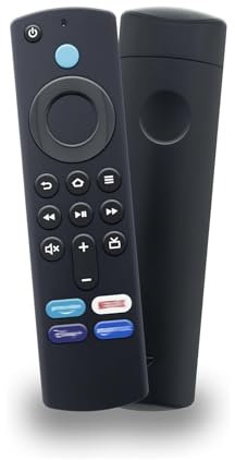 New Replacement FireStick Voice Function Remote Control Fit for A-M-Z Smart TV Fire (2nd Gen, 3rd Gen, Lite, 4K) and Fit for Smart TVs Cube (1st Gen & 2nd Gen)