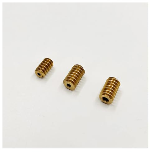 1pc 0.5 Modulus 2.98mm Aperture Hole Diameter Single-head Copper Worm Gear matching 3mm Shaft IDGTTLDF