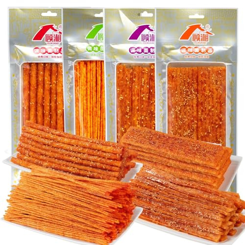 HoolySeek -Latao-latiao Assortiment de nouilles épicées, style sichuan, végétarien. Snack chinois asiatique, 290 g