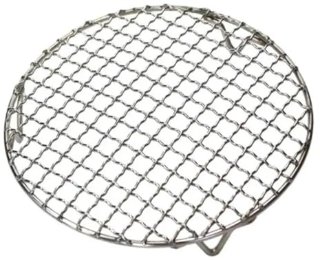 15 x 60 cm Edelstahl-Grillrost, rund, Grillrost mit Ständer, Outdoor-Camping, Grill-Unterstützung, ideal zum Grillen und Kühlen von Fleisch, perfekt für Partys und Picknicks (35 cm)