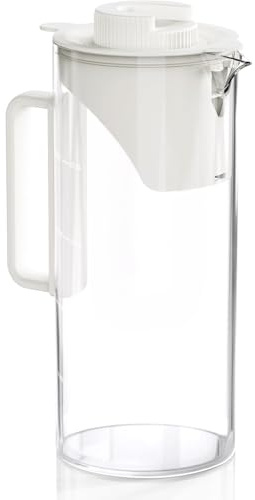 Ecoviva MATE 3 Carafe à eau en verre épais sans BPA pour purificateur d'eau à osmose inverse Ecoviva