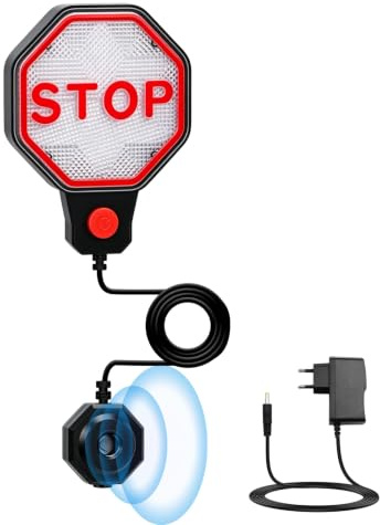 Parkplatzsensor Ultraschall, Einstellbarer Garagen-Parksensor, Einstellbare Garagen-Einparkhilfe, Parkhilfe Garage Einparkhilfe Mit Rot-Gelb-Grünen Lichtern Für Präzise Fahrzeugpositionierung