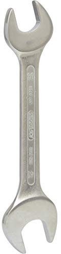 KS Tools 517.0725 - Llave de boca doble, posición de la boca 15°, bocas pulidas (entrecaras 36 x 41 mm)
