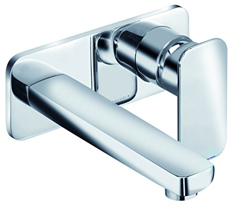 Kludi 492440575 E2 Unterputz-Waschtisch-Zweiloch-Wand-Einhandmischer, Chrom