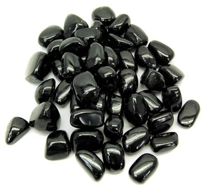 Prajet Natural Black Tourmaline Tumbled Stones – 100 Grams Healing Crystals for Protection, Energy Cleansing & Meditation