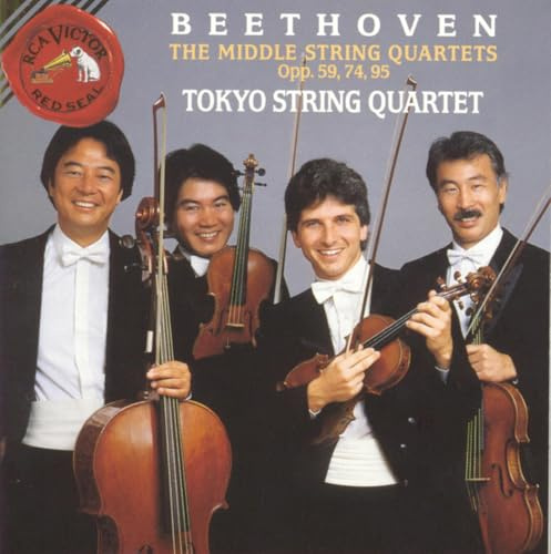 Ludwig Van Beethoven: Middle Quartets, Op. 59, 74, 95