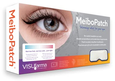 MeiboPatch Wiederverwendbare Wärmemaske mit Temperaturteststreifen