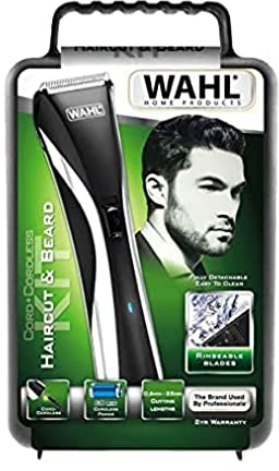 Wahl Hair & Beard LED Clipper, Cord/Cordless Clipper, Haarschneider für Männer, Haarschneider für Männer, Bartschneider, Haarschneideset für Zuhause