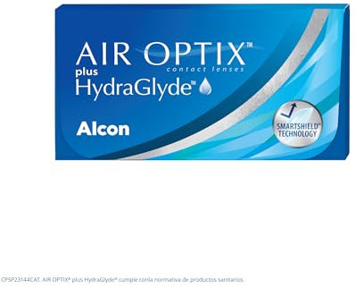Air Optix plus HydraGlyde Monatslinsen weich | 6 Stück | BC 8.6 mm | DIA 14.2 mm | +04.50 Dioptrien
