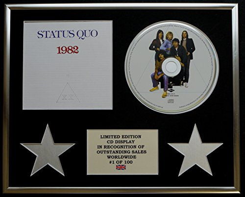 STATUS QUO/CD DISPLAY/LIMITED EDITION/COA/1982