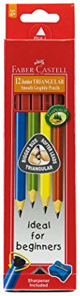 Faber-Castell dreieckigen 116527 – Etui mit 12 Einzelfarbe Größe Jumbo, mehrfarbig