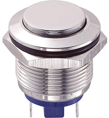 TRU Components VAND.GESCH. Taster 19MM 2A/48VDC Nickel
