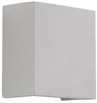 Lindby LED Wandleuchte, Wandlampe Innen Anneke (Modern) in Weiß aus Gips/Ton (2 flammig) - Wandstrahler Wandbeleuchtung Schlafzimmer/Wohnzimmer Licht nach oben & unten Wohnzimmerleuchte