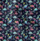 Soimoi Blau Baumwoll-Popeline Stoff Aster Blume & Dinosaurier Kinder Stoff Meterware 42 Zoll breit