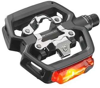 LOOK Cycle - GEO Trekking ROC Vision Fahrradpedale - Ultra-robuste Aluminium-Hybrid-Pedale - 1 Clipless-Seite, 1 Flache Seite - Clip System - Ideal für den Geländeeinsatz