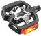 LOOK Cycle - GEO Trekking ROC Vision Fahrradpedale - Ultra-robuste Aluminium-Hybrid-Pedale - 1 Clipless-Seite, 1 Flache Seite - Clip System - Ideal für den Geländeeinsatz
