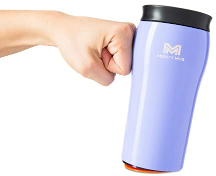 mighty mug Stainless Steel 12oz Unspillable Travel Mug Pastel Finish- Lavander