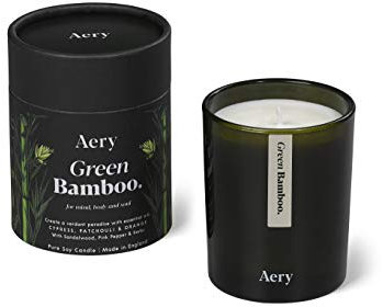 Aery Botanical Candle, Green Bamboo