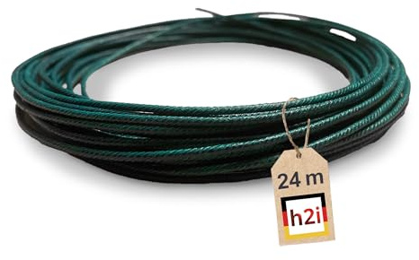 h2i Visco Cordon d'allumage 2 mm – env. 90 Sec/mètre – dans Ces Longueurs – 5 m – 10 m – 25 m – 50 m – 100 m (3) Visco 25 m