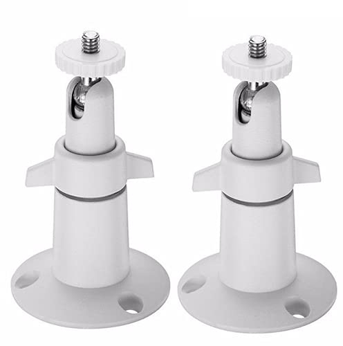 2 Pack Security Camera Wall Mount Bracket,Adjustable Indoor/Outdoor Mount for Arlo Pro Arlo Pro 2 Arlo Ultra and Other Compatible Models(White)