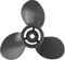 Yadoo Außenbordpropeller 3-Blatt Marine-Außenbordpropeller Außenbordmotorpropeller Ersatz für Honda-Außenbordmotoren 8-20 PS, 8 Keilzahn, RH (Aluminiumlegierung + Kupfer)