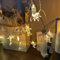 Riaxuebiy Astronaut Rakete Lichterketten Acryl Weltall Lichterketten Batteriebetrieben für Weihnachten Geburtstag Holiday Party Schlafzimmer Dekor (3m/20led, Warmweiß)