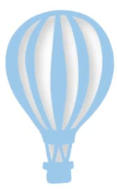 Craftelier - Mini-Stanzform für Scrapbooking, Basteln und Kartenherstellung, Dekorationen und Projekte | Heißluftballonform - Ungefähre Größe des Würfels: 2,61 cm x 4,19 cm