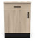 Demeyere Mueble bajo Cocina, 1 Puerta y 1 cajón, Origan, Fabricado en Francia, Garantía de 2 años, Madera de ingeniería, Kronberg/Negro Mate, L 60 x P 60 x H 85 cm