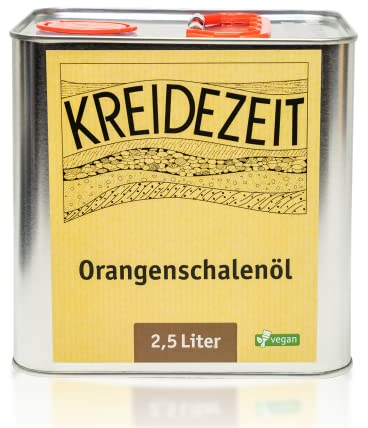 Kreidezeit 100% Orangenschalenöl - Verdünnung & Lösemittel - ätherisches Öl 2,5 L