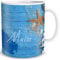 TRIOSK Tasse Malta Insel Souvenir Maltaliebe Geschenk Mediterran für Reiselustige Weltenbummler Frauen Männer Büro Kollegen, Keramik 300ml