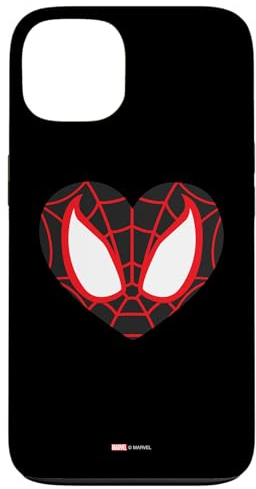 Marvel Spider-Man Miles Morales Valentinstag Herzmaske Hülle für iPhone 13