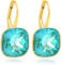 NOBEL SCHMUCK Ohrringe Gold Laguna Delite Markenkristallen 925 Silber